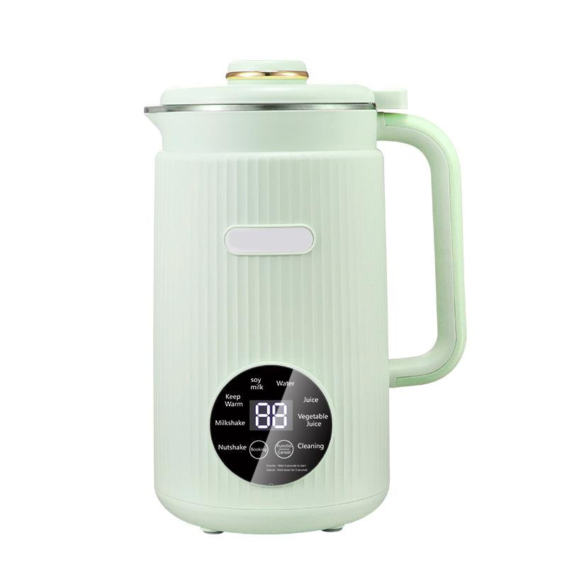 9-In-1 Smart Soy Milk Maker Machine with 40Oz Capacity - No Grind/Filter Needed, Direct Bean-To-Milk, Ultra-Quiet, 12H Timer, Stainless Steel, Auto-Clean & Non-Toxic Design, Mothers' Day Gift Soy Milk Maker Cashew Milk