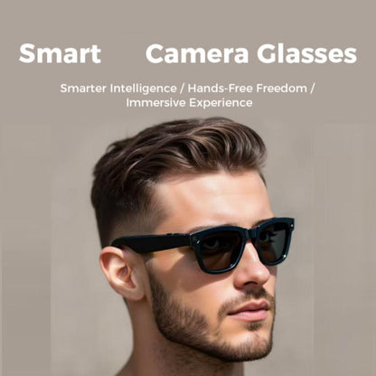ZIHNIC M01 Intelligent Camera and Video Glasses, Built-In High-Definition Camera, Equipped with Surround Sound Headphones and Speakers,And Have Smart Polarized Lenses That Block Blue Light. They Are Suitable for Daily Activities Such Work and Driving.