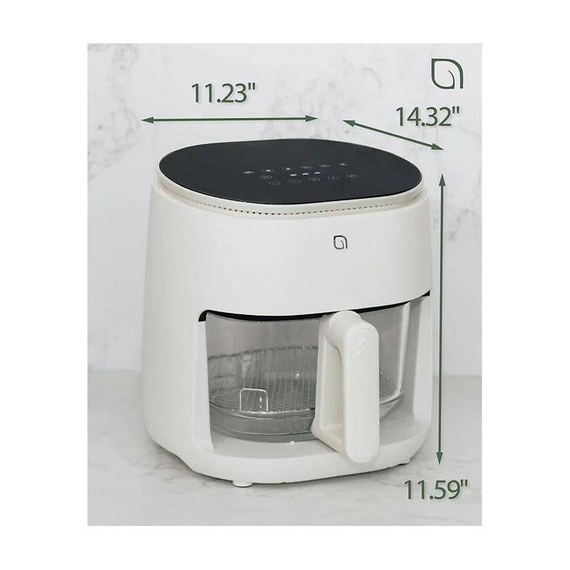 Willow 5-Qt Digital Glass Air Fryer W/ Touch-Screen