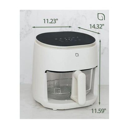 Willow 5-Qt Digital Glass Air Fryer W/ Touch-Screen