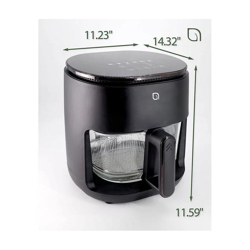 Willow 5-Qt Digital Glass Air Fryer W/ Touch-Screen